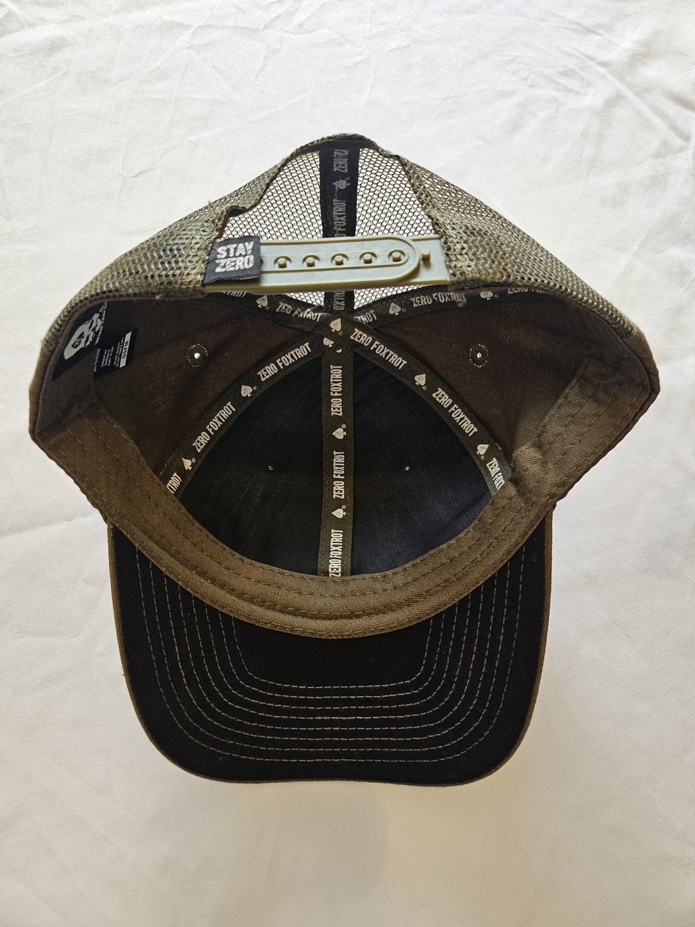 Zero Foxtrot Round Patch Cap in OD Green - Picture 3 of 5